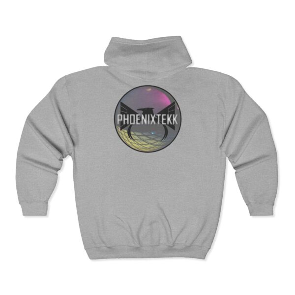 Trendy Graphic Zip Hoodie - Vintage Retro Style, Unisex Sweatshirt, Streetwear Fashion, Gift for Music Lovers, Cozy Casual Apparel