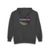 Trendy Graphic Zip Hoodie - Vintage Retro Style, Unisex Sweatshirt, Streetwear Fashion, Gift for Music Lovers, Cozy Casual Apparel