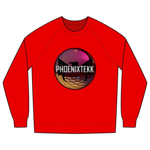 Unisex Graphic Sweatshirt - PHOENIXTEKK Design, Cozy Crewneck, Perfect for Gaming Fans, Gamer Gift, Casual Wear, Street Style