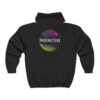 Trendy Graphic Zip Hoodie - Vintage Retro Style, Unisex Sweatshirt, Streetwear Fashion, Gift for Music Lovers, Cozy Casual Apparel