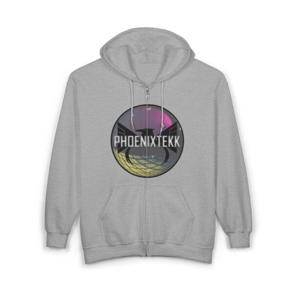 Trendy Graphic Zip Hoodie - Vintage Retro Style, Unisex Sweatshirt, Streetwear Fashion, Gift for Music Lovers, Cozy Casual Apparel